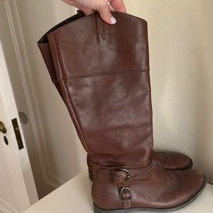 Aldo Brown Leather Boots